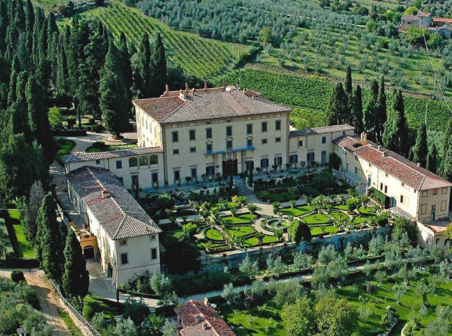 Garden of the Villa Poggio Torselli
